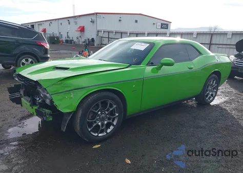 2017 Dodge Challenger Gt из США, поврежденный, VIN 2C3CDZGG5HH632237